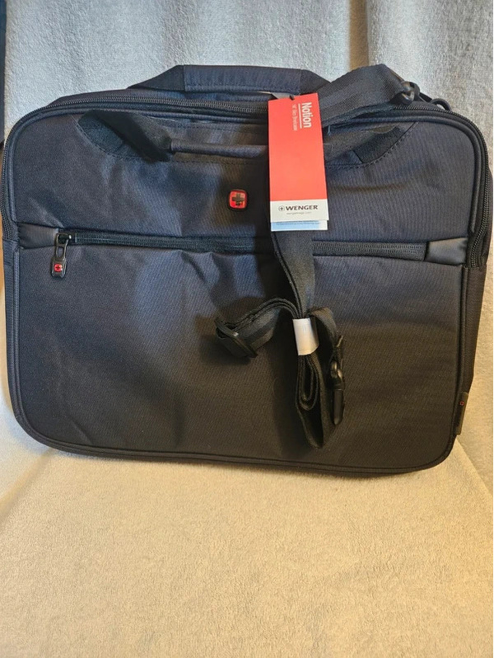 Wenger Notion 16” Slim Laptop Briefcase Dark Navy Shoulder Bag